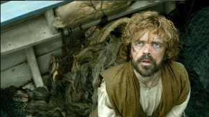Peter Dinklage som Tyrion Lannister, som lever. Än så länge. Foto: HBO.