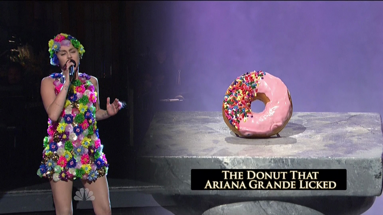 Miley Cyrus hosts the 41st season premiere of NBC's 'Saturday Night Live'Featuring: Miley CyrusWhere: United StatesWhen: 03 Oct 2015Credit: Supplied by WENN.com**WENN does not claim any ownership including but not limited to Copyright, License in attached material. Fees charged by WENN are for WENN's services only, do not, nor are they intended to, convey to the user any ownership of Copyright, License in material. By publishing this material you expressly agree to indemnify, to hold WENN, its directors, shareholders, employees harmless from any loss, claims, damages, demands, expenses (including legal fees), any causes of action, allegation against WENN arising out of, connected in any way with publication of the material.**