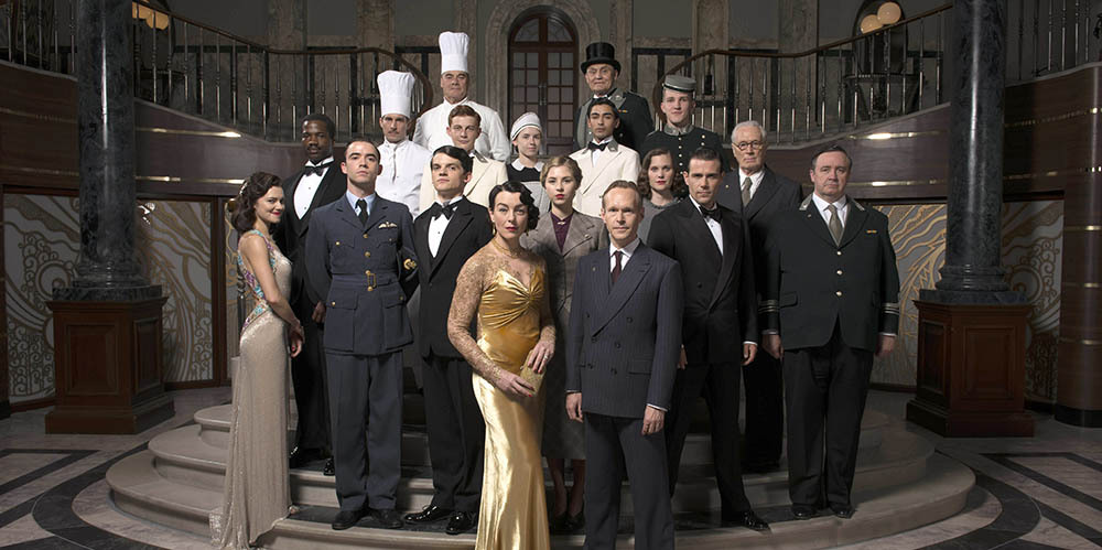 LEFT BANK PICTURES THE HALCYON EPISODE 1 Pictured : THE CAST. This photograph is (C) ITV Plc and can only be reproduced for editorial purposes directly in connection with the programme or event mentioned above. Once made available by ITV plc Picture Desk, this photograph can be reproduced once only up until the transmission [TX] date and no reproduction fee will be charged. Any subsequent usage may incur a fee. This photograph must not be manipulated [excluding basic cropping] in a manner which alters the visual appearance of the person photographed deemed detrimental or inappropriate by ITV plc Picture Desk.  This photograph must not be syndicated to any other company, publication or website, or permanently archived, without the express written permission of ITV Plc Picture Desk. Full Terms and conditions are available on the website www.itvpictures.com For further information please contact: Patrick.smith@itv.com 0207 1573044